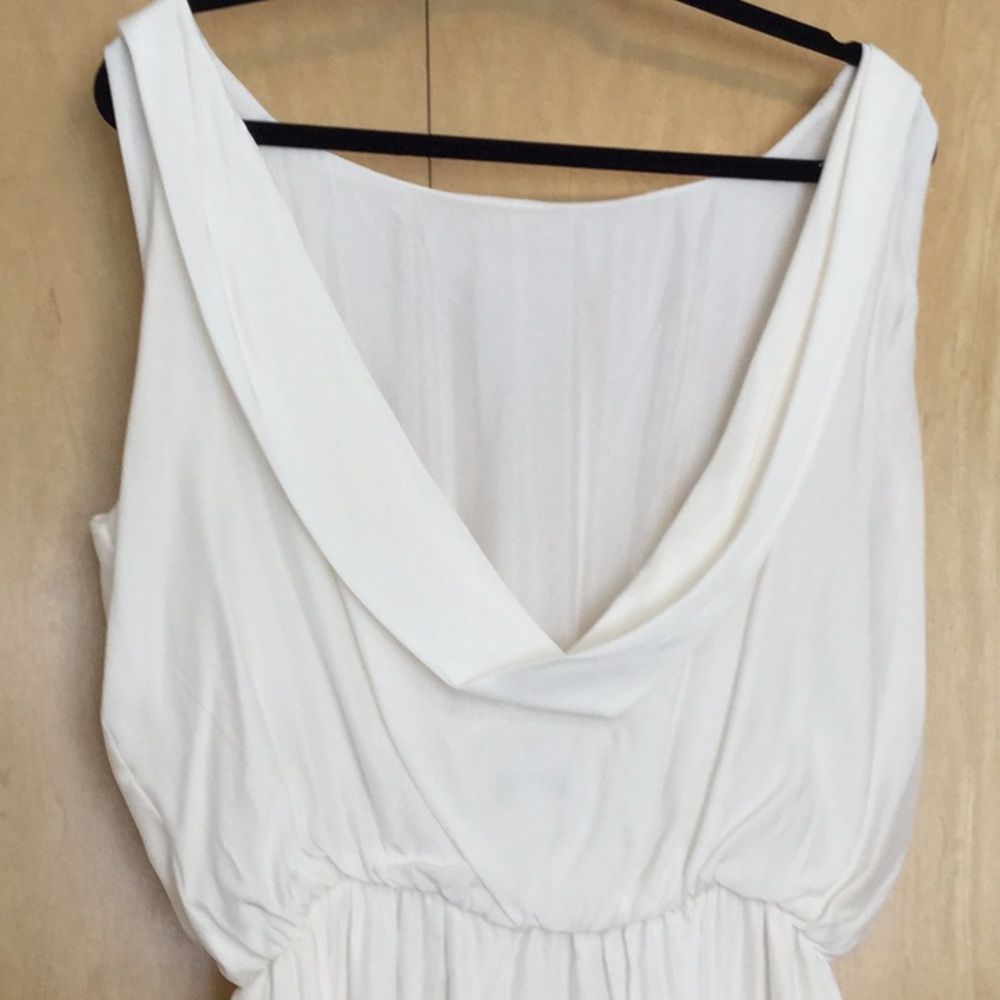 NATALIE DEAYALA Drape Back Silk Column Gown - Picture 6 of 8